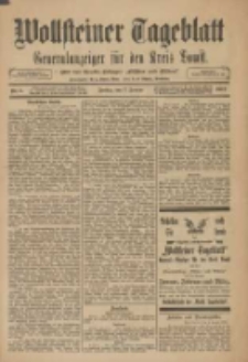 Wollsteiner Tageblatt: Generalanzeiger für den Kreis Bomst: mit der Gratis-Beilage: "Blätter und Blüten" 1910.01.07 Nr5