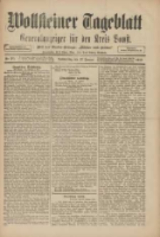 Wollsteiner Tageblatt: Generalanzeiger für den Kreis Bomst: mit der Gratis-Beilage: "Blätter und Blüten" 1910.01.27 Nr22