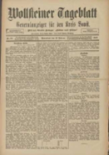 Wollsteiner Tageblatt: Generalanzeiger für den Kreis Bomst: mit der Gratis-Beilage: "Blätter und Blüten" 1910.02.12 Nr36