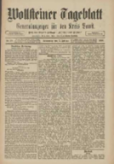 Wollsteiner Tageblatt: Generalanzeiger für den Kreis Bomst: mit der Gratis-Beilage: "Blätter und Blüten" 1910.02.17 Nr40