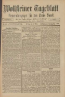 Wollsteiner Tageblatt: Generalanzeiger für den Kreis Bomst: mit der Gratis-Beilage: "Blätter und Blüten" 1910.03.04 Nr53