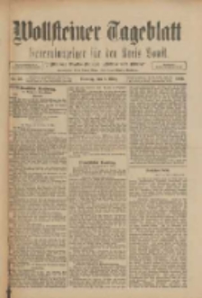Wollsteiner Tageblatt: Generalanzeiger für den Kreis Bomst: mit der Gratis-Beilage: "Blätter und Blüten" 1910.03.08 Nr56