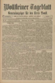 Wollsteiner Tageblatt: Generalanzeiger für den Kreis Bomst: mit der Gratis-Beilage: "Blätter und Blüten" 1910.03.17 Nr64