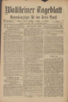 Wollsteiner Tageblatt: Generalanzeiger für den Kreis Bomst: mit der Gratis-Beilage: "Blätter und Blüten" 1910.04.14 Nr86