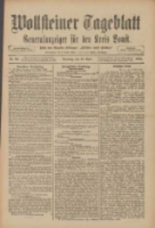 Wollsteiner Tageblatt: Generalanzeiger für den Kreis Bomst: mit der Gratis-Beilage: "Blätter und Blüten" 1910.04.19 Nr90