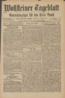Wollsteiner Tageblatt: Generalanzeiger für den Kreis Bomst: mit der Gratis-Beilage: "Blätter und Blüten" 1910.04.22 Nr93