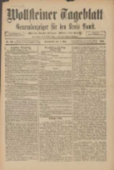 Wollsteiner Tageblatt: Generalanzeiger f&uuml;r den Kreis Bomst: mit der Gratis-Beilage: "Bl&auml;tter und Bl&uuml;ten" 1910.05.07 Nr105