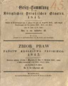 Gesetz-Sammlung für die Königlichen Preussischen Staaten. 1845 No1