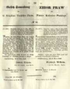 Gesetz-Sammlung für die Königlichen Preussischen Staaten. 1849.05.11 No14