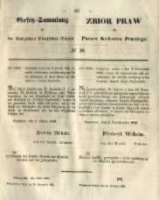 Gesetz-Sammlung für die Königlichen Preussischen Staaten. 1849.11.21 No38