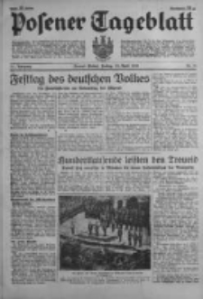 Posener Tageblatt 1938.04.22 Jg.77 Nr91