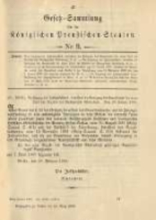 Gesetz-Sammlung für die Königlichen Preussischen Staaten. 1900.03.14 No9