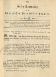 Gesetz-Sammlung für die Königlichen Preussischen Staaten. 1900.06.29 No23