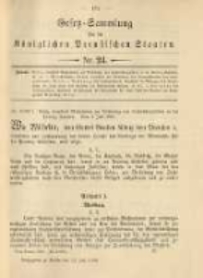 Gesetz-Sammlung für die Königlichen Preussischen Staaten. 1900.07.12 No24