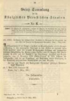 Gesetz-Sammlung für die Königlichen Preussischen Staaten. 1901.03.13 No6