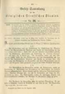 Gesetz-Sammlung für die Königlichen Preussischen Staaten. 1901.12.30 No36