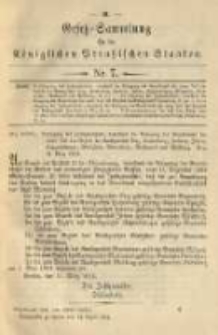 Gesetz-Sammlung für die Königlichen Preussischen Staaten. 1904.04.14 No7