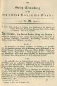 Gesetz-Sammlung für die Königlichen Preussischen Staaten. 1904.08.25 No29