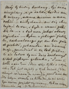 List Celestyny Działyńskiej do Tytusa Działyńskiego, 1856