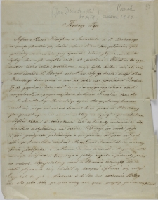 List Jana Działyńskiego do Tytusa Działyńskiego, Poznań 06.1842