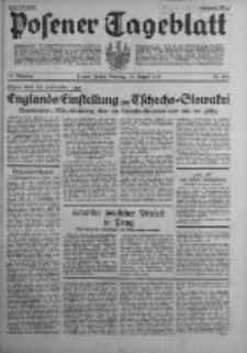 Posener Tageblatt 1938.08.30 Jg.77 Nr196