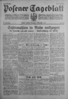 Posener Tageblatt 1938.11.08 Jg.77 Nr255