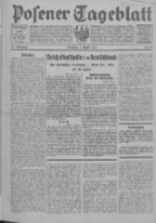 Posener Tageblatt 1933.04.09 Jg.72 Nr83