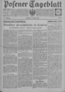 Posener Tageblatt 1933.04.19 Jg.72 Nr89