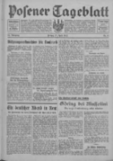 Posener Tageblatt 1933.04.21 Jg.72 Nr91