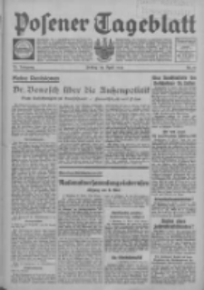 Posener Tageblatt 1933.04.28 Jg.72 Nr97