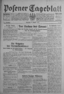 Posener Tageblatt 1933.08.08 Jg.72 Nr179