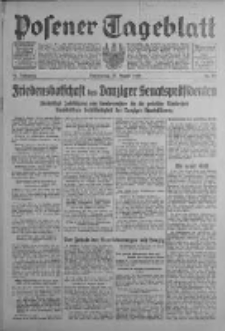 Posener Tageblatt 1933.08.10 Jg.72 Nr181
