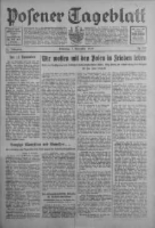 Posener Tageblatt 1933.11.07 Jg.72 Nr255