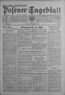 Posener Tageblatt 1933.11.10 Jg.72 Nr258