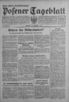 Posener Tageblatt 1933.11.22 Jg.72 Nr268