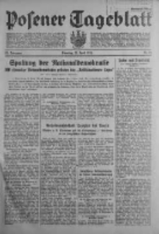 Posener Tageblatt 1934.04.17 Jg.73 Nr85