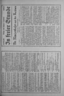 In freier Stunde.Beilage zum Posener Tageblatt 1934.01.10 Nr6
