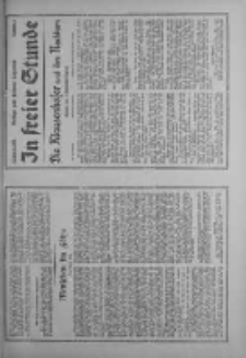 In freier Stunde.Beilage zum Posener Tageblatt 1934.01.13 Nr9