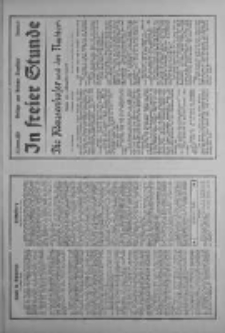 In freier Stunde.Beilage zum Posener Tageblatt 1934.01.16 Nr11
