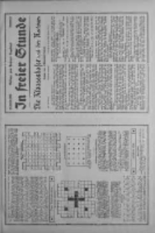 In freier Stunde.Beilage zum Posener Tageblatt 1934.01.18 Nr13