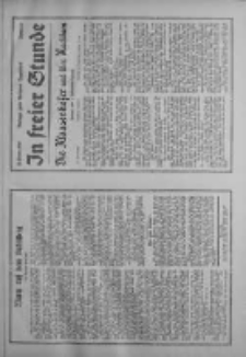 In freier Stunde.Beilage zum Posener Tageblatt 1934.01.20 Nr15