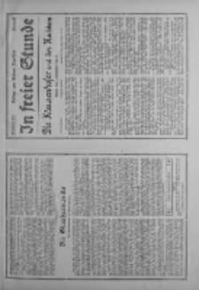 In freier Stunde.Beilage zum Posener Tageblatt 1934.01.26 Nr20
