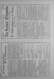 In freier Stunde.Beilage zum Posener Tageblatt 1934.01.31 Nr24