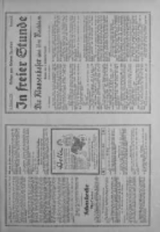 In freier Stunde.Beilage zum Posener Tageblatt 1934.02.04 Nr27