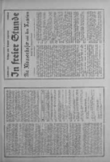 In freier Stunde.Beilage zum Posener Tageblatt 1934.02.06 Nr28