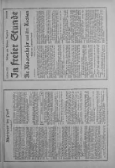In freier Stunde.Beilage zum Posener Tageblatt 1934.02.07 Nr29