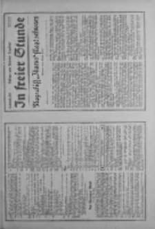 In freier Stunde.Beilage zum Posener Tageblatt 1934.02.09 Nr31