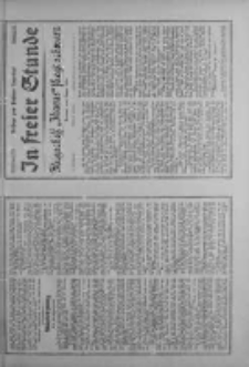 In freier Stunde.Beilage zum Posener Tageblatt 1934.02.10 Nr32