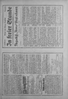In freier Stunde.Beilage zum Posener Tageblatt 1934.02.11 Nr33