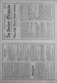 In freier Stunde.Beilage zum Posener Tageblatt 1934.03.04 Nr51